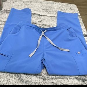Figs scrubs pants yola ceil Blue medium